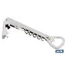 SACACORCHOS DE ACERO INOXIDABLE CON ABRIDOR 14 CM