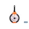 SARTÉN DE INDUCCIÓN DE ALUMINIO FORJADO Ø24 CM ANZIO