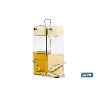 SET DE ACEITERA Y VINAGRERA  GAMA LAUREL COLOR BEIGE