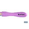 BATIDOR MANUAL MULTICOLOR  MODELO VERGINI 25 CM