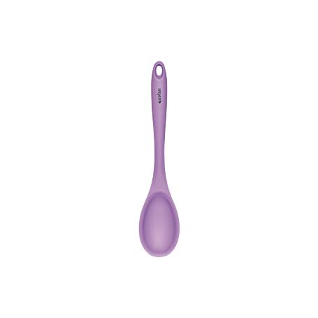 CUCHARA DE COCINA DE SILICONA MORADA MODELO VERGINI 27 X 5,7 CM