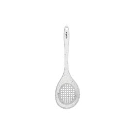 CUCHARA DE AGUJEROS DE SILICONA BLANCA MODELO BACH 34 CM