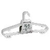 PACK DE 6 PERCHAS BLANCAS  38 X18 CM