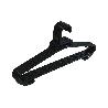 PACK DE 6 PERCHAS BLANCAS  38 X18 CM
