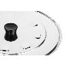 TAPA C/DESVAPO  ACERO INOX 24 CM VENTA UNITARIA