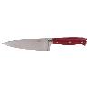 CUCHILLO COCINA HOJA 17CM MODELO AGUACEJO ROJO