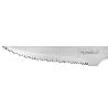 PACK 3 CUCHILLO CHULETERO MICRODENTADO HOJA 10CM  MODELO GULASH COLOR NOGAL