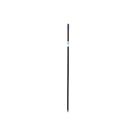 PALO ACERO PLASTIFICADO AZUL/NEGRO 1.40M (DIAMETRO 2,5CM)