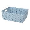 CESTA MULTIUSOS 12L 36X28X13.5CM ROSA PALO   CAJA 6 UNID.