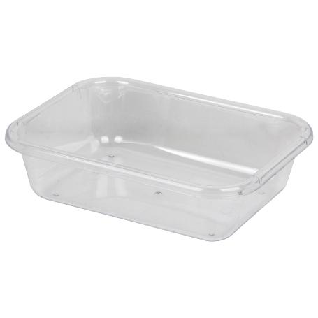 BANDEJA 31.5X23.5X6.5CM MULTIUSOS  TRANSPARENTE VENTA UNITARIA