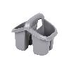 ESCURRECUBIERTOS  CON ASA BLANCO 19.5X15.5X16CM VENTA UNITARIA