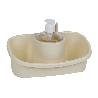 ESTROPAJERO CON DOSIFICADOR BLANCO 26X13X16.5CM VENTA UNITARIA