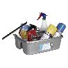 ORGANIZADOR DE LIMPIEZA  COLOR GRIS  39.5X29X16CM   CAJA 6 UNID.
