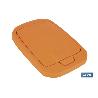 CUBO DE BASURA PARA RECICLAR 15 LITROS  COLOR NARANJA 20 X 31 X 42 CM