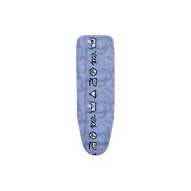 FUNDA ACOLCHADA PARA TABLA DE PLANCHAR 135X53 ICONO LAVADO