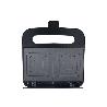SANDWICHERA COLOR ACERO /NEGRA 750 W 23.7 X 23.3 X 8 CM
