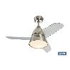 VENTILADOR DE TECHO DE ACERO CON LUZ LED 92 CM 55 W