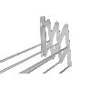 TENDEDERO EXTENSIBLE PARED ALUMINIO  4.8 M