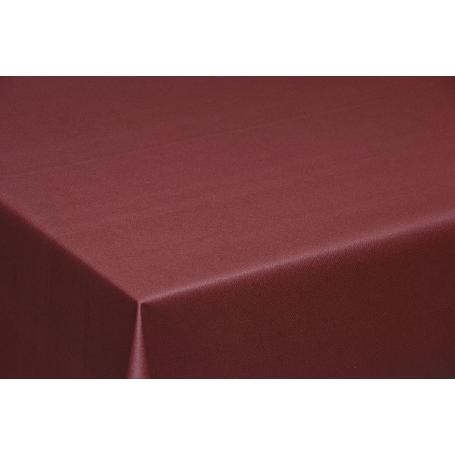 MANTEL ANTIMANCHAS RESINADO  CONFECCIONADO 1,40X2,0MT 50% ALG 50% /POL. GRANATE