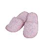 ZAPATILLAS BAÑO ROSA CLARO GAMA  FLOR TALLA.M