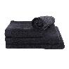 TOALLA TOCADOR NEGRO GR.580/M2 MODELO BRILLANTE 30X50CM