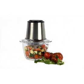 PICADORA ELECTRICA ACERO INOX VASO DE  VIDRIO 1,2 L 400W