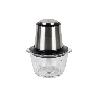 PICADORA ELECTRICA ACERO INOX VASO DE  VIDRIO 1,2 L 400W