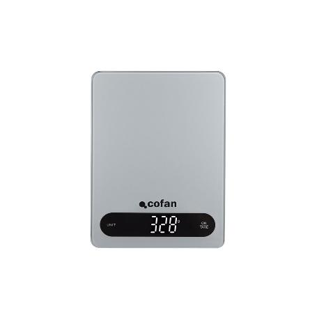 BÁSCULA DE COCINA DIGITAL 10 KG COLOR GRIS