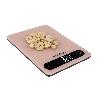 BÁSCULA DE COCINA DIGITAL 10 KG COLOR NARANJA PASTEL