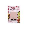 BÁSCULA DE COCINA DIGITAL 10 KG COLOR NARANJA PASTEL