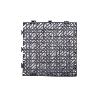 SET DE 4 UDS. LOSETA ALVEOLADA GRIS OSCURO DE PVC 33 X 33 X 2 CM