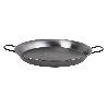 PAELLERA ACERO PULIDA INDUCCIÓN Ø32CM