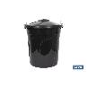 CUBO BASURA ASAS METÁLICAS 51 L