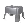 TABURETE GRIS  40X30X28   CAJA 6 UNID.