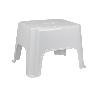 TABURETE GRIS  40X30X28   CAJA 6 UNID.