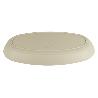 FUENTE OVALADA VERDE AGUA 39 X22X 4,5 CM MODELO NARA 2000ML VENTA UNITARIA