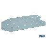 ALFOMBRA ANTIDESLIZANTE CON VENTOSAS BAÑERA/DUCHA AZUL CLARO 36 X 72 CM