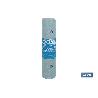 ALFOMBRA ANTIDESLIZANTE CON VENTOSAS BAÑERA/DUCHA AZUL CLARO 36 X 72 CM
