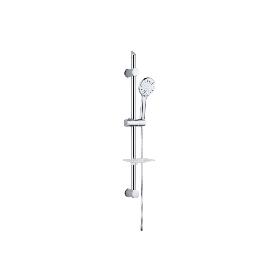KIT DUCHA BARRA DESLIZANTE 3 PCS 5 FUNCIONES BLANCO