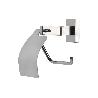 PORTARROLLO GAMA MARVAO   INOX 304 BRILLO