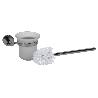 ESCOBILLERO INODORO GAMA LAGOA INOX 304 BRILLO