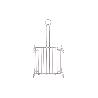 PARRILLA DOBLE INOX 350 X 350MM