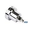 ROCIADOR DE DUCHA CON 15 FILTROS COLOR INOX. 11,5 X 13,5 CM