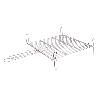 PARRILLA DOBLE INOX 500 X 500MM