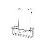 CESTA DUCHA PORTAGEL ACERO INOXIDABLE 304