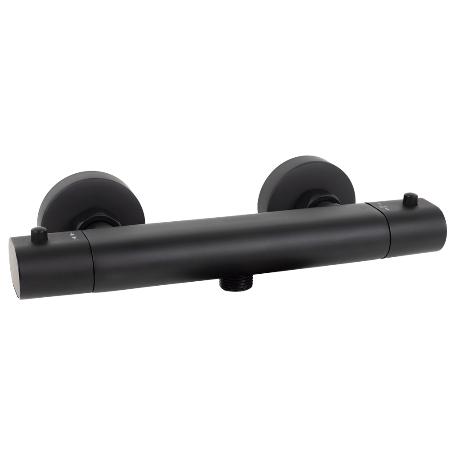 GRIFO TERMOSTATICO DUCHA NEGRO MATE MODELO KERCH