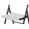 SILLA PLEGABLE BLANCA 46X53X88 CM VENTA UNITARIA