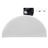 MESA REDONDA PLEGABLE BLANCA 180X74CM