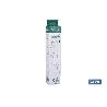 TENDEDERO FIJO DE PARED BLANCO DE DOS PIEZAS CON 3 POLEAS 31 X 6.5 X 2.5 CM