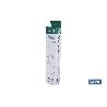 TENDEDERO FIJO DE PARED BLANCO DE DOS PIEZAS CON 3 POLEAS 31 X 6.5 X 2.5 CM